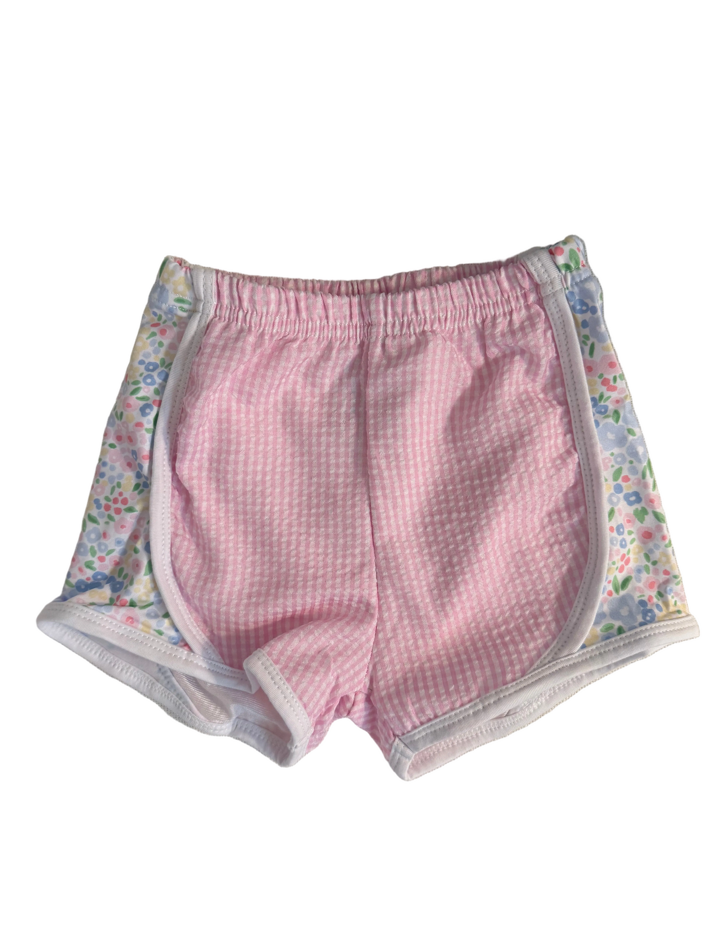 Pink Seersucker Girls Shorts NWT