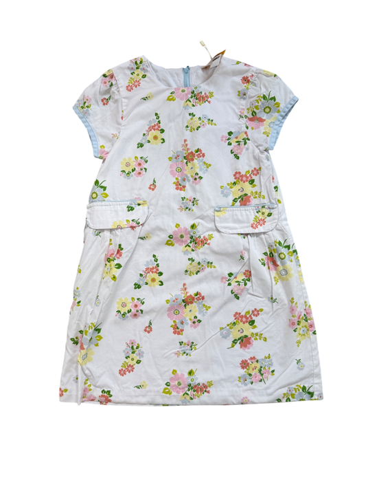 TBBC White Floral Dress EUC 7