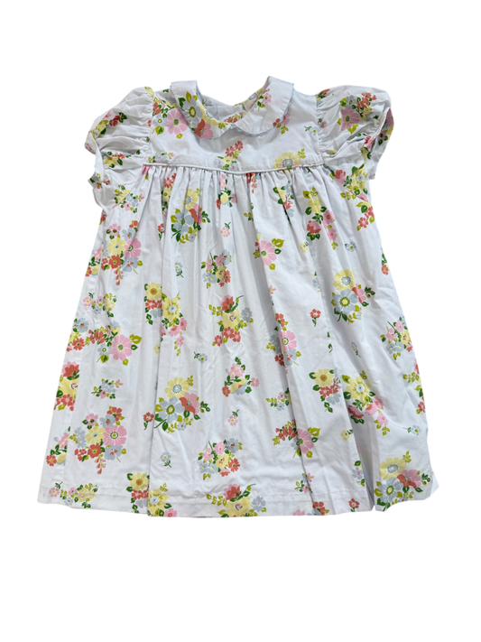 TBBC White Floral Dress EUC 6